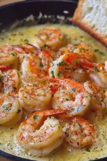 Garlic Butter Seafood Skillet with Creamy Shrimp