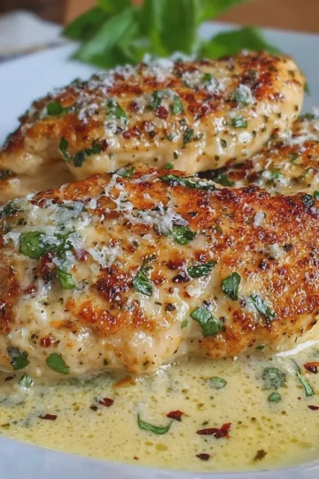 Creamy Garlic Butter Parmesan Chicken