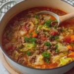 Ground Beef Cabbage Soup