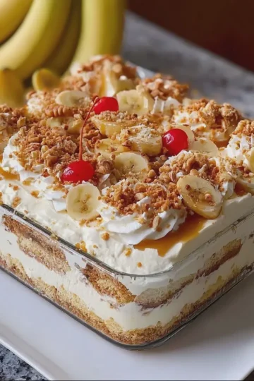 Banana Cheesecake Icebox Cake