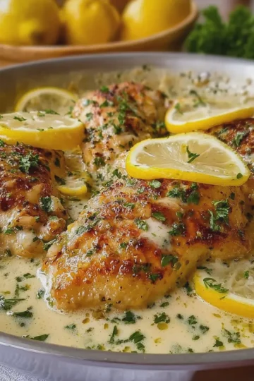 Creamy Lemon Chicken Delight