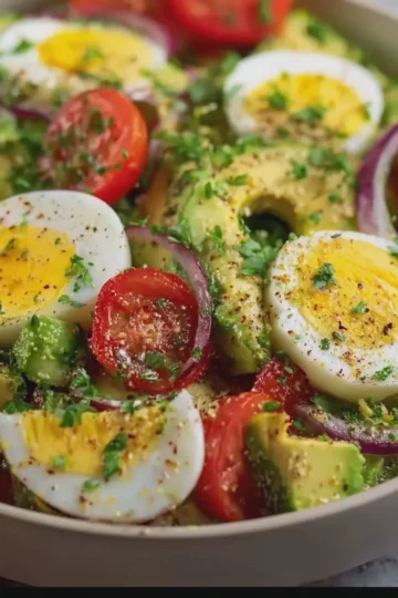Avocado, Tomato and Egg Salad