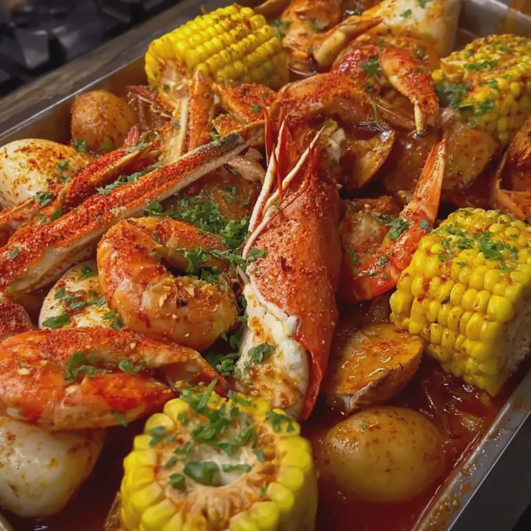 Seafood Boil with Shrimp and Imitation Crab