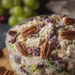 Creamy Cranberry Pecan Chicken Salad