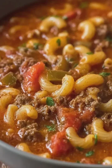 Old-Fashioned Goulash (American Chop Suey)