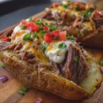 Philly Cheesesteak Loaded Potatoes