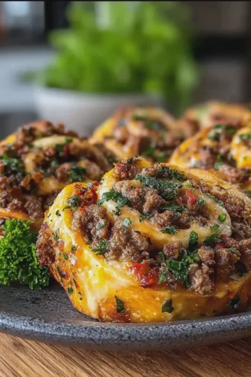 Ground Beef Pinwheels