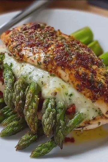 Asparagus Stuffed Chicken Breast