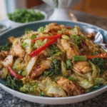 Chinese Chicken Cabbage Stir Fry