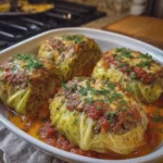 Best Cheesy Ground Beef Stuffed Cabbage