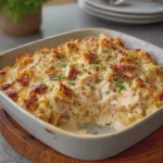 The Creamiest Cheesy Chicken Casserole