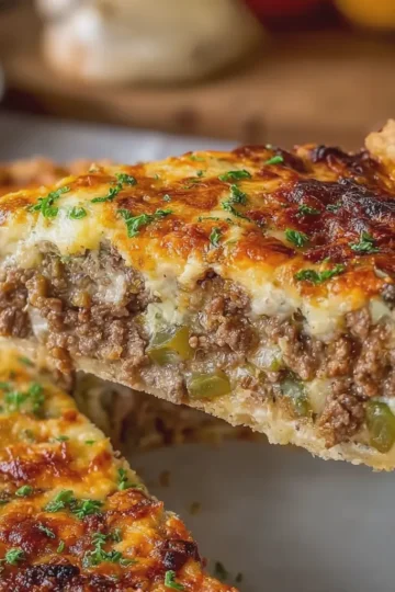 Italian Beef and Sausage Pie