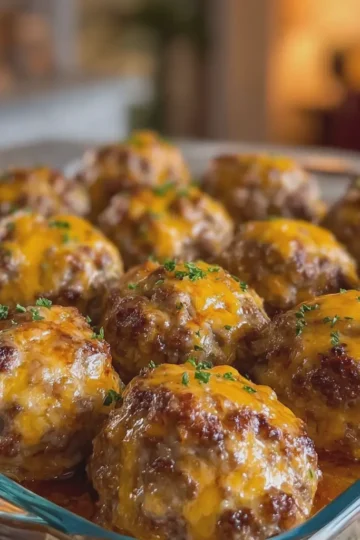 Southern 3-Ingredient Beef Sausage Cheese Balls