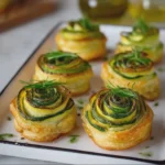 Zucchini Puff Pastry Roses