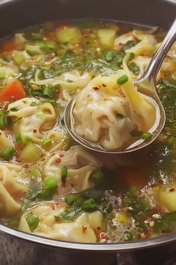 Homemade Wonton Soup