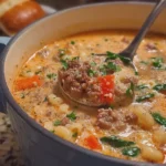 Hearty Creamy Italian Sausage Soup