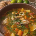 Fish and Shrimp Soup Caldo de Pescado y Camarones