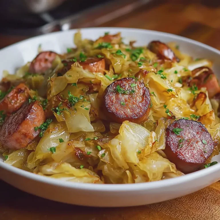 Cabbage with Smoked Sausage