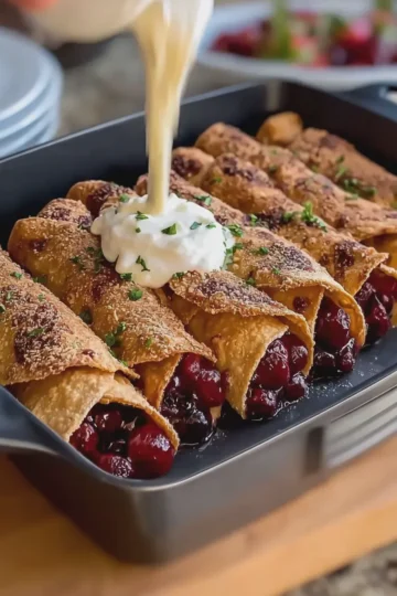 Cherry Cheesecake Taquitos