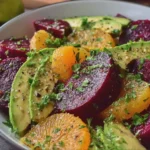 Beet, Avocado and Orange Salad