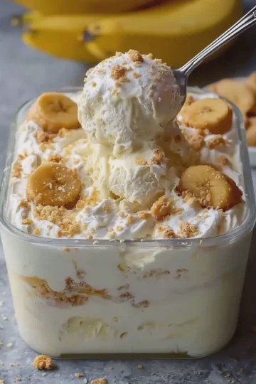 Banana Pudding Ice Cream No Churn