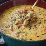 Creamy Marry Me Chicken and Wild Rice Soup