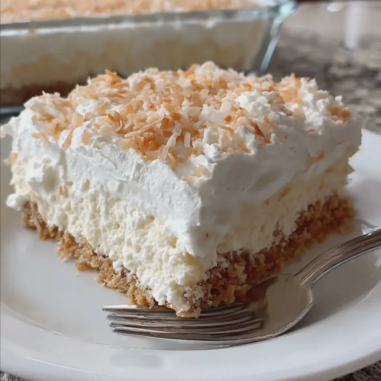 No Bake Coconut Cream Dream Dessert