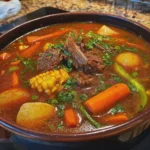Mole de Olla Mexican Beef and Vegetable Soup