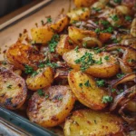 Roasted Potatoes with Caramelized Onions
