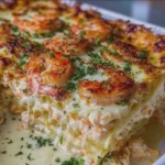 Gooey Shrimp Crab Lasagna Best Seafood Bake