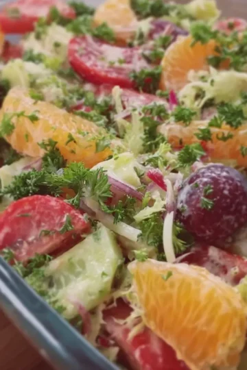 Fruits and Vegetable Salad