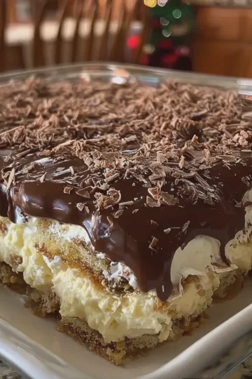 No Bake Eclair Cake