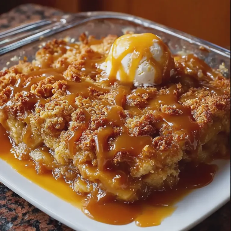 Caramel Apple Cobbler