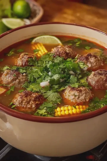 Caldo de Albondigas Mexican Meatball Soup