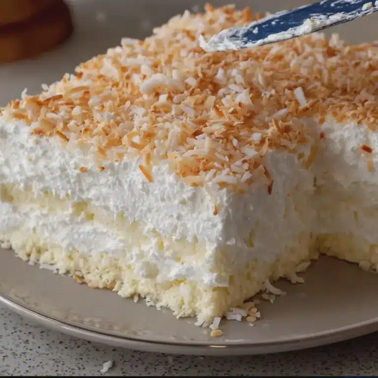 No Bake Coconut Cream Dream Dessert