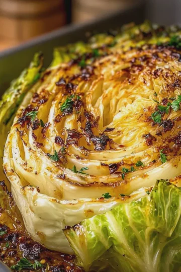 Whole Roasted Cabbage