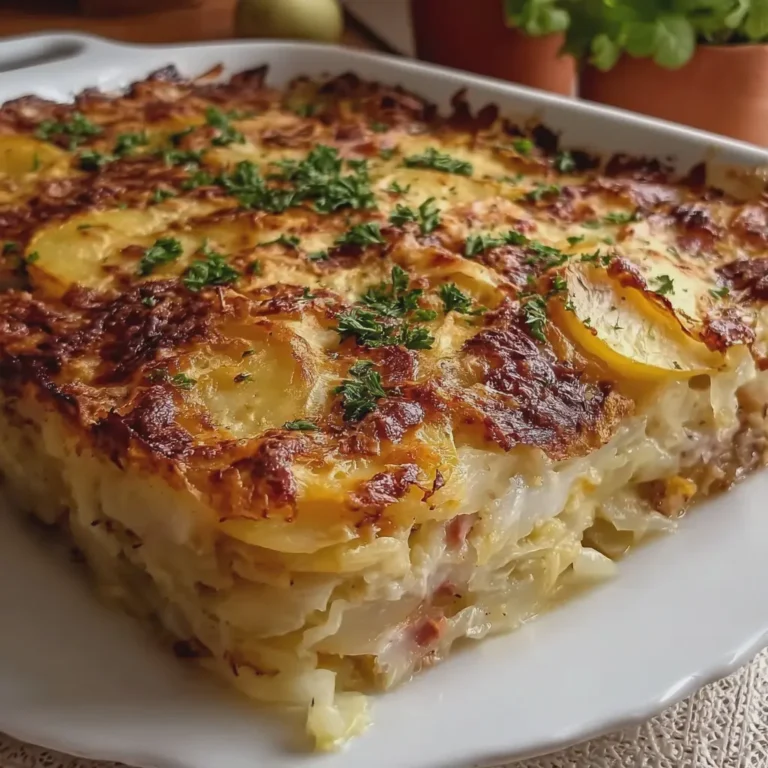 Polish Potato and Cabbage Casserole