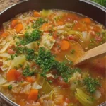 Cabbage Vegetable Soup