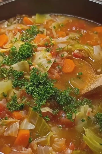 Cabbage Vegetable Soup