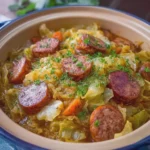 Slow Cooker Cabbage and Sausage Easy Comfort Food Delight