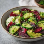 Cucumber Beet Avocado Salad