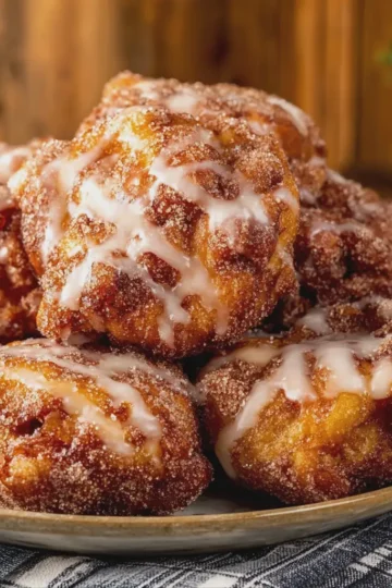 Dolly Parton's Baked Cinnamon Apple Fritters