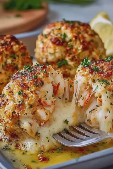 Cheesy Crab and Shrimp Stuffed Bombs