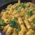 One Pot Broccoli Cheddar Pasta