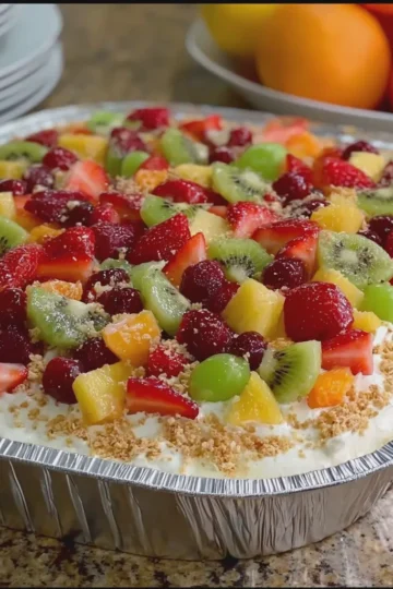 Creamy Cheesecake Fruit Salad