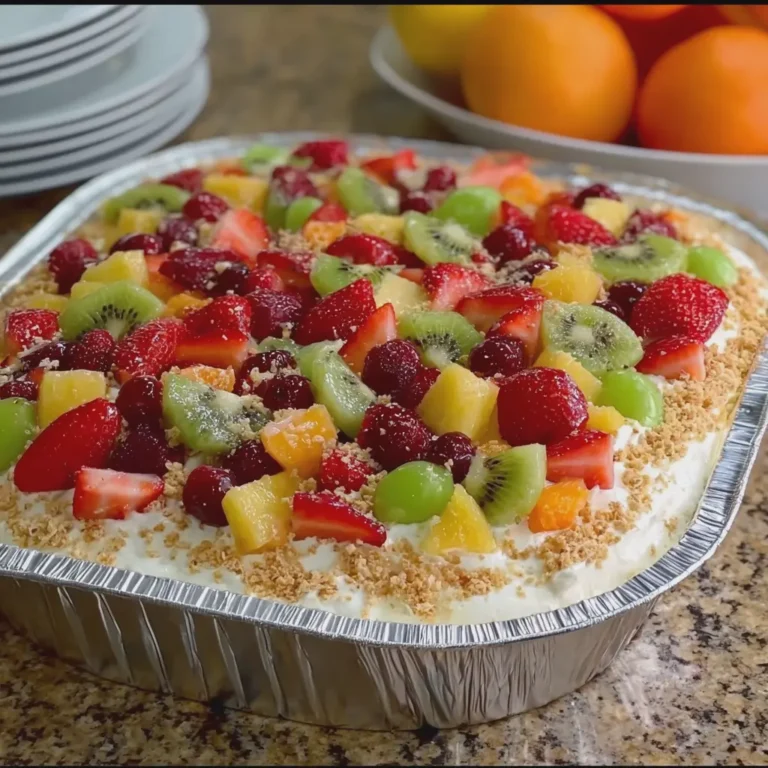 Creamy Cheesecake Fruit Salad