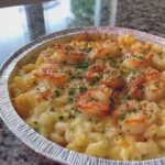 Creamy Shrimp Macaroni Bake