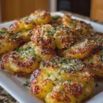 Crispy Parmesan Smashed Potatoes