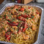 Seafood Pasta with Crawfish, Crab, and Shrimp