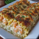 Shrimp Lasagna Rolls